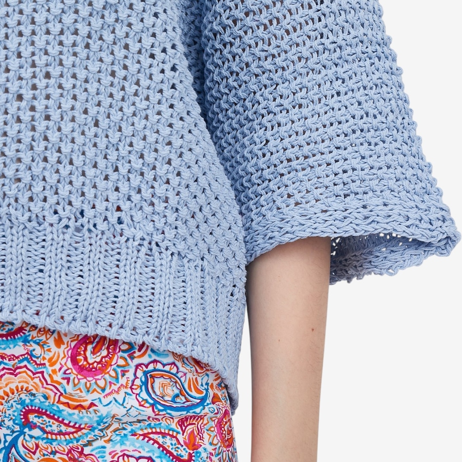 Image 119720_ALTMORE5.jpg, Product 119-720 / Price $99.99, Orange Fashion Village Meadow's Round Neck Crochet Sweater from Orange Fashion Village on TSC.ca's Fashion department