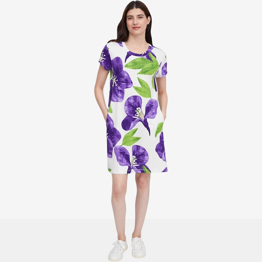 Image 119721_LILFL.jpg, Product 119-721 / Price $74.88, Orange Fashion Village Bamboo French Terry Printed Dress from Orange Fashion Village on TSC.ca's Fashion department