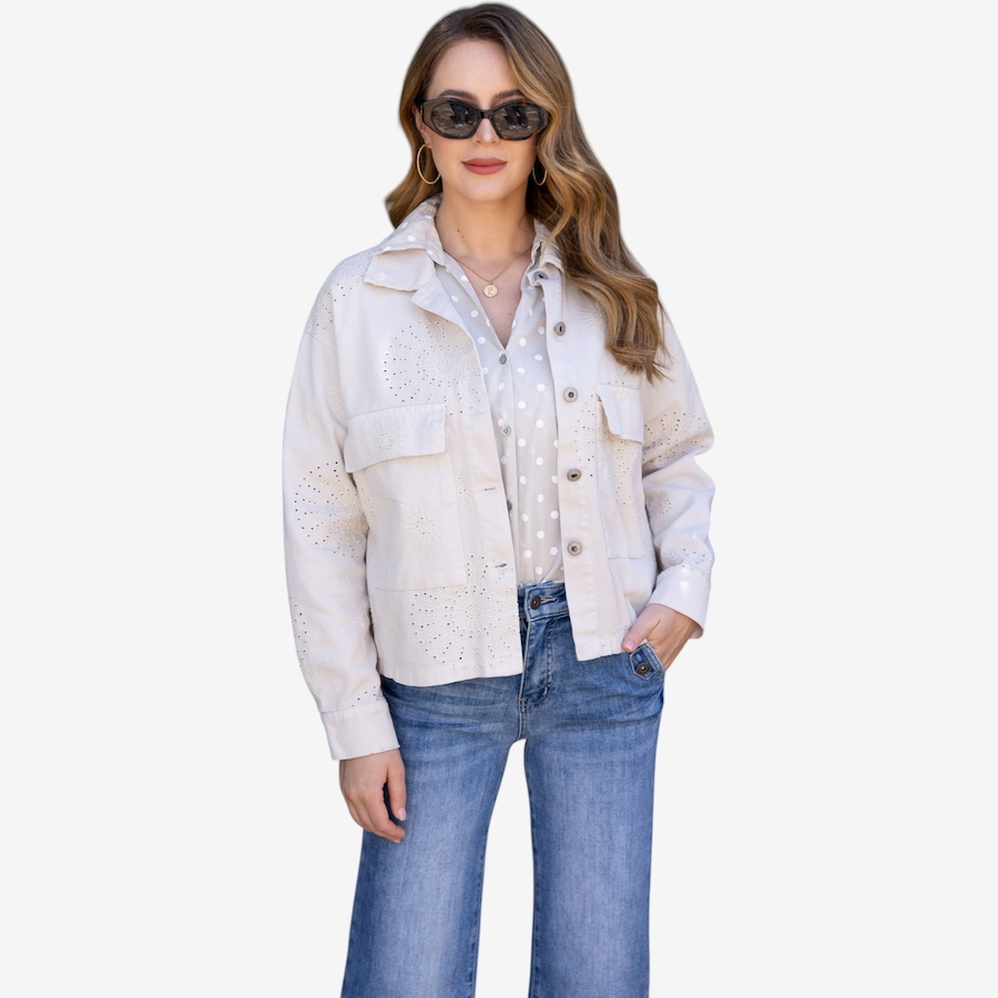 Image 119727_BGE.jpg, Product 119-727 / Price $89.88, Orange Fashion Village Sunlit Eyelet Jacket from Orange Fashion Village on TSC.ca's Fashion department