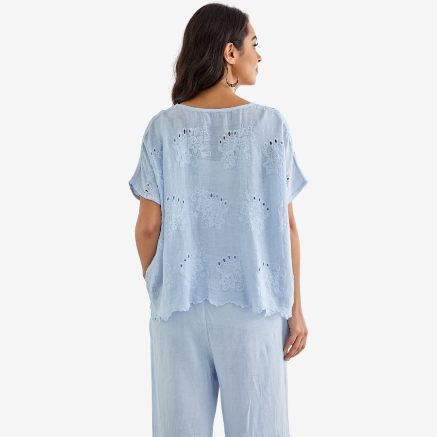 Image 119730_ALTMORE2.jpg, Product 119-730 / Price $74.88, Orange Fashion Village Lula's Eyelet Blouse from Orange Fashion Village on TSC.ca's Fashion department