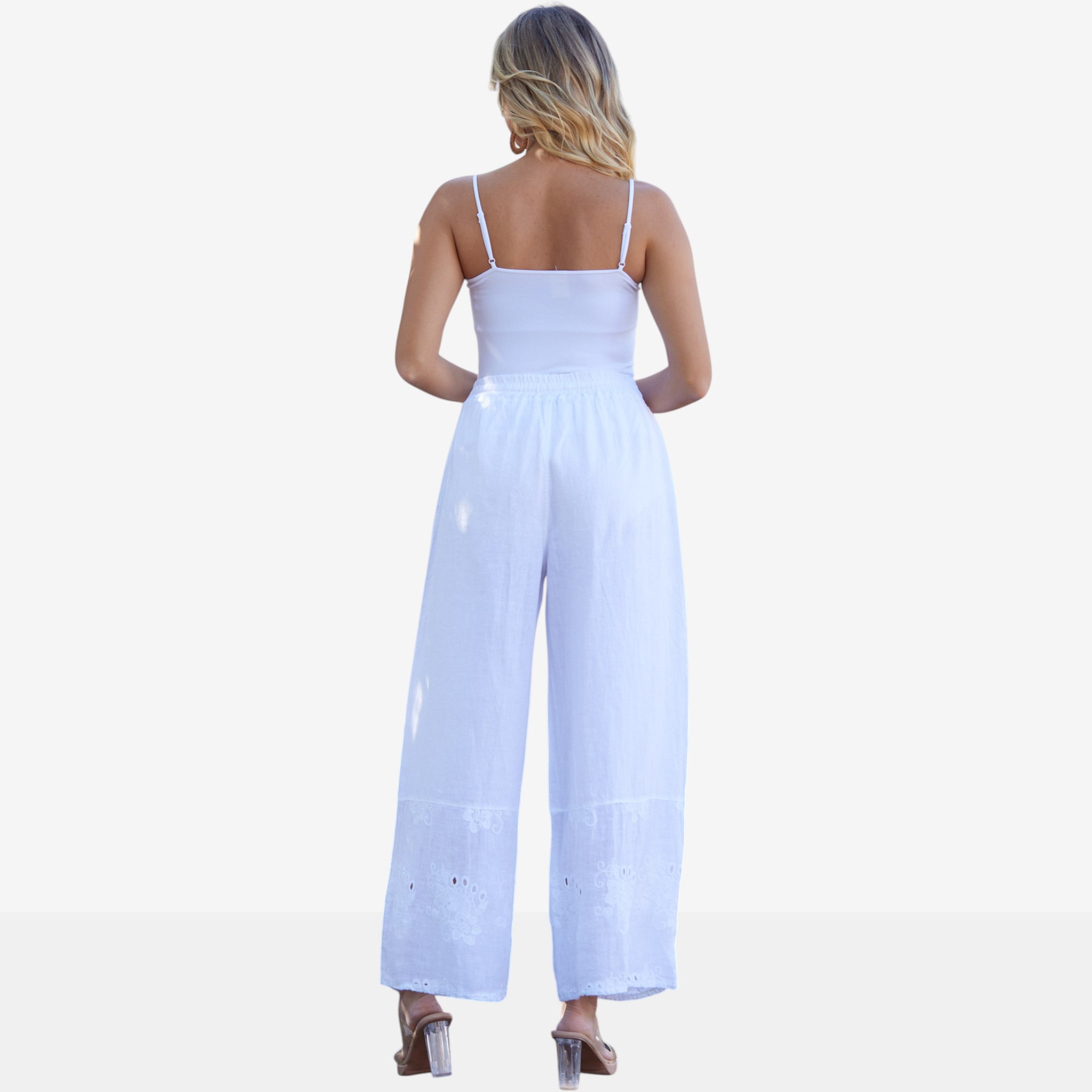 Orange Fashion Village Lula Eyelet Pant - TSC.ca