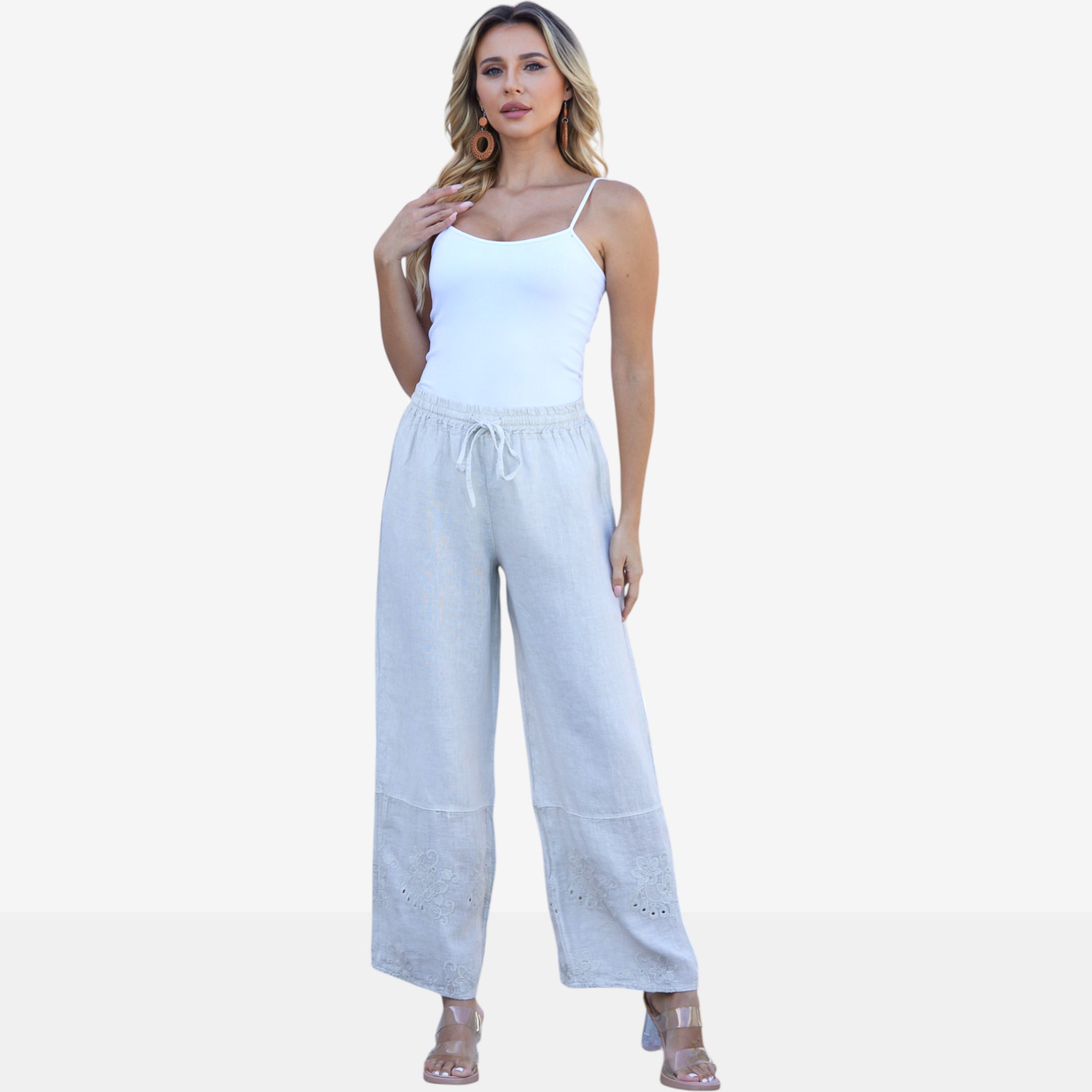 Orange Fashion Village Lula Eyelet Pant - TSC.ca