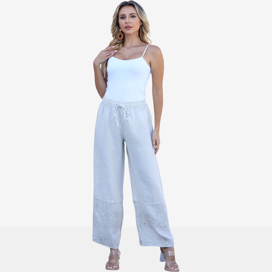 Image 119731_BGE.jpg, Product 119-731 / Price $89.88, Orange Fashion Village Lula Eyelet Pant from Orange Fashion Village on TSC.ca's Fashion department