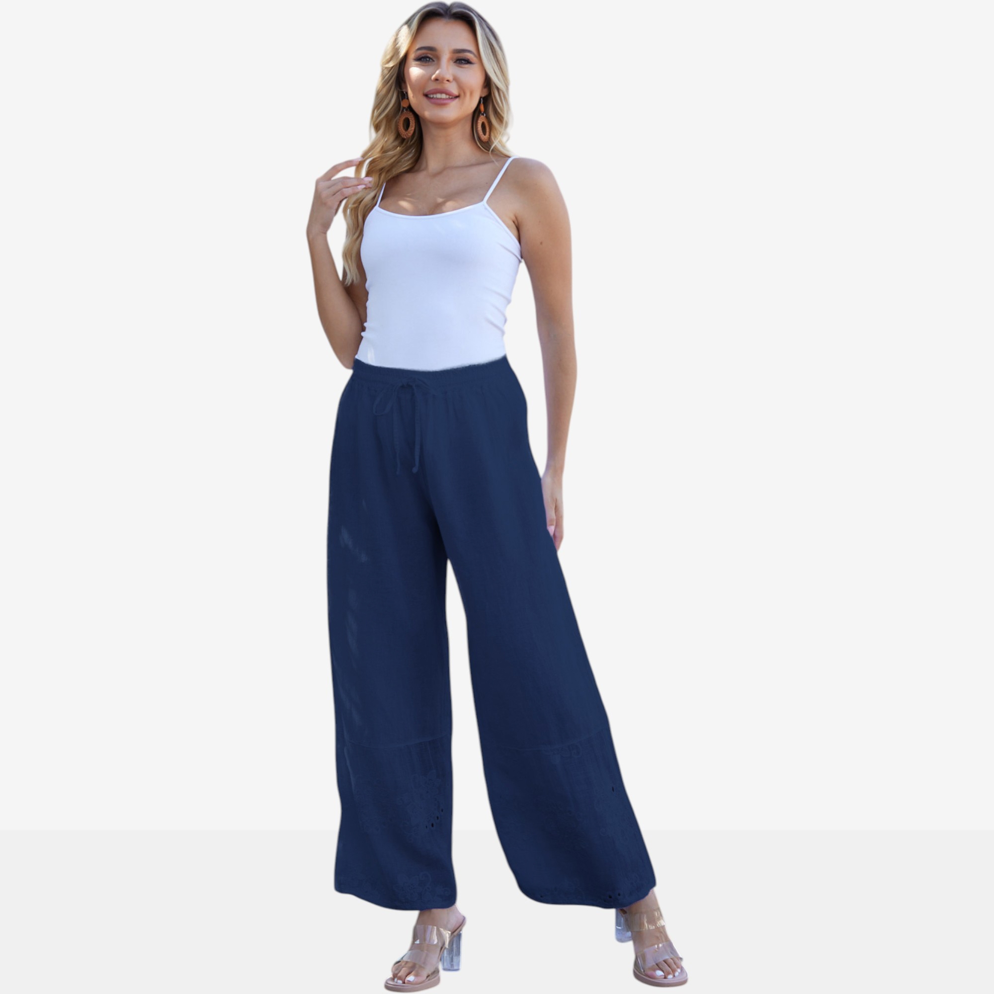 Orange Fashion Village Lula Eyelet Pant - TSC.ca