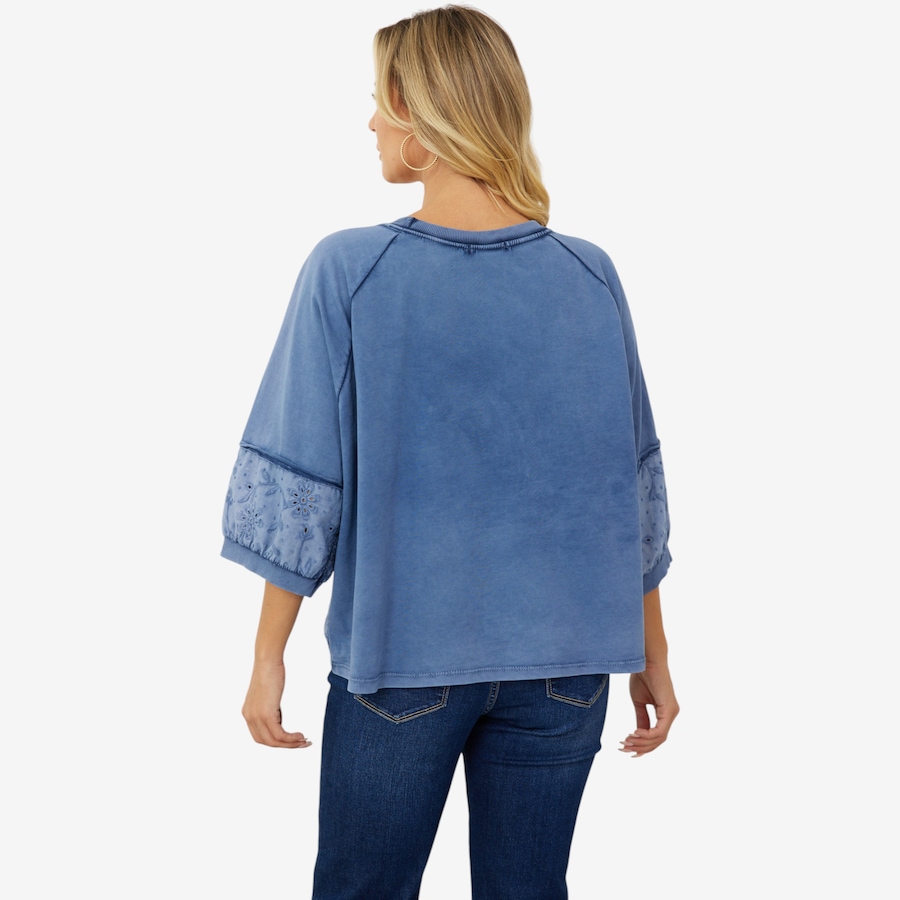 Image 119734_ALTMORE2.jpg, Product 119-734 / Price $74.88, Orange Fashion Village Sharon's Elegant Eyelet Top from Orange Fashion Village on TSC.ca's Fashion department