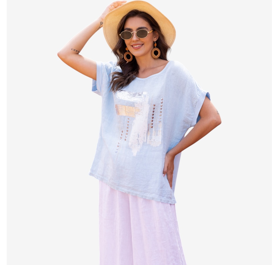 Image 119736_SKB.jpg, Product 119-736 / Price $64.99, Orange Fashion Village Metallic Top from Orange Fashion Village on TSC.ca's Fashion department