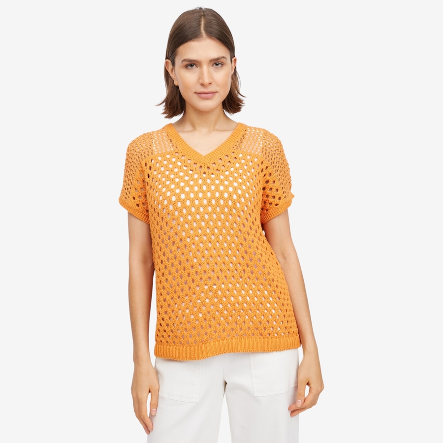 Image 119737_MLD.jpg, Product 119-737 / Price $29.33, Wynne Style Mixed Mesh Sweater from Wynnelayers on TSC.ca's Fashion department