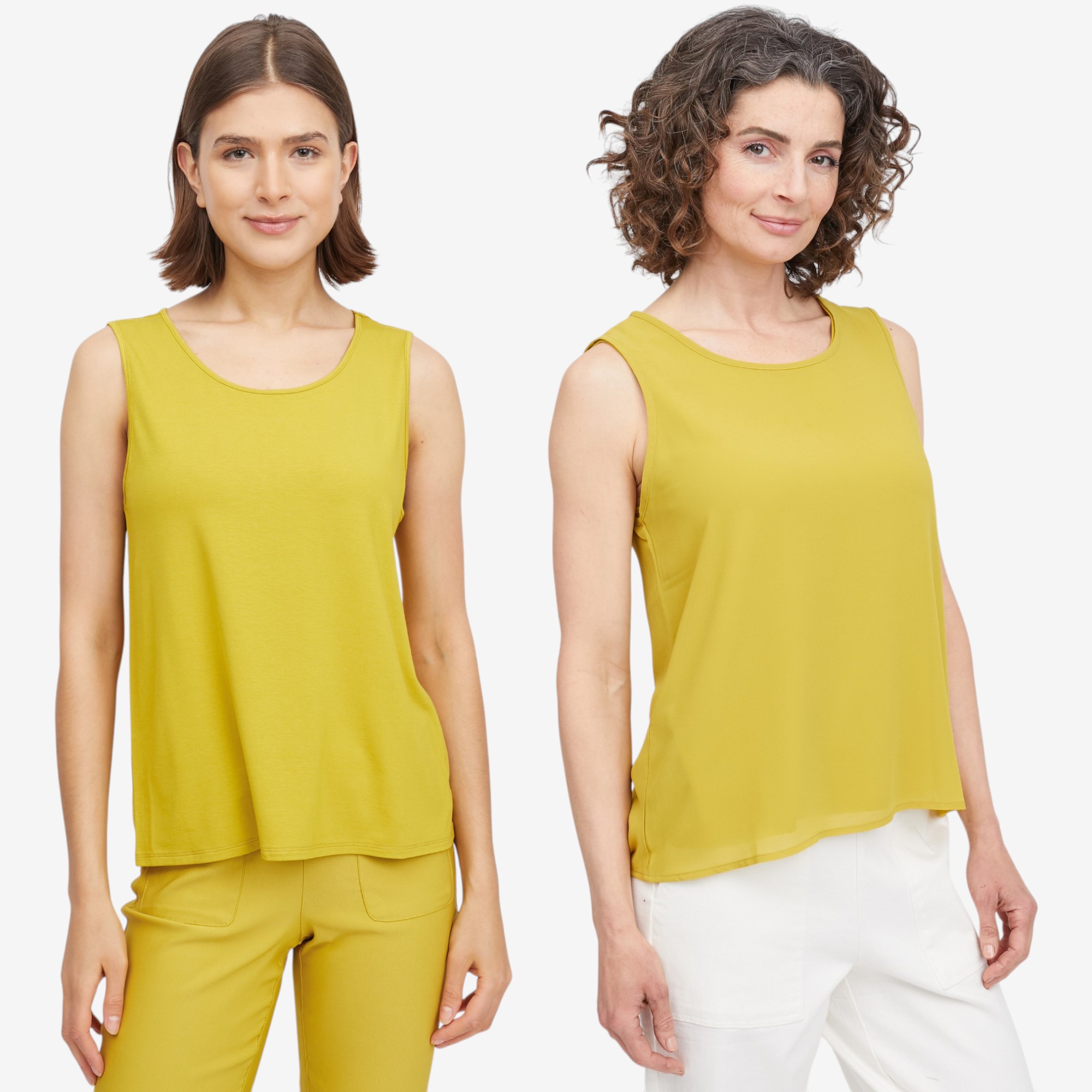 Wynne Style Two-Pack Chiffon Tank and Viscose Span Tank - TSC.ca Wynne Style Two-Pack Chiffon Tank and Viscose Span Tank - TSC.ca