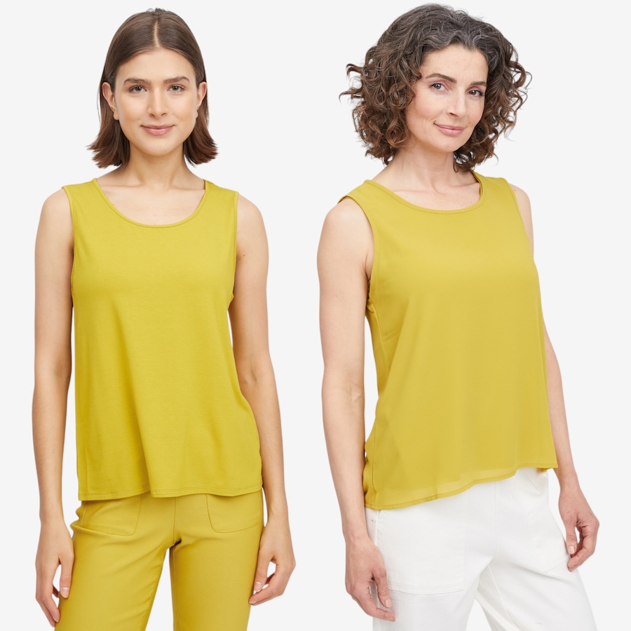 Image 119739_CTE.jpg, Product 119-739 / Price $34.88, Wynne Style Two-Pack Chiffon Tank and Viscose Span Tank from Wynnelayers on TSC.ca's Fashion department