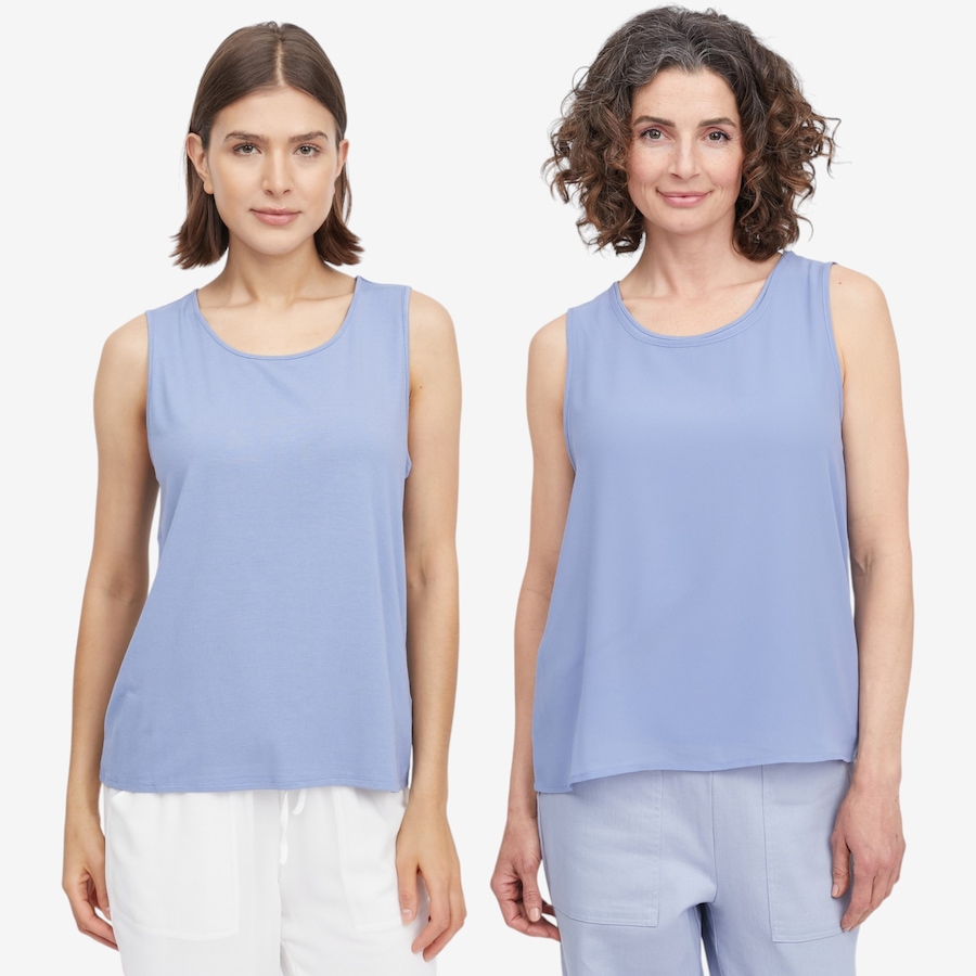 Image 119739_STBL.jpg, Product 119-739 / Price $34.88, Wynne Style Two-Pack Chiffon Tank and Viscose Span Tank from Wynnelayers on TSC.ca's Fashion department