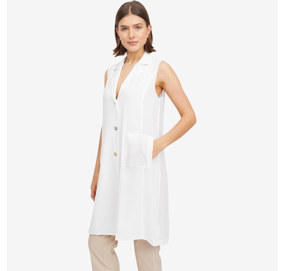 Image 119747_ALTMORE1.jpg, Product 119-747 / Price $119.99, Wynne Style Long Chiffon Vest from Wynnelayers on TSC.ca's Fashion department