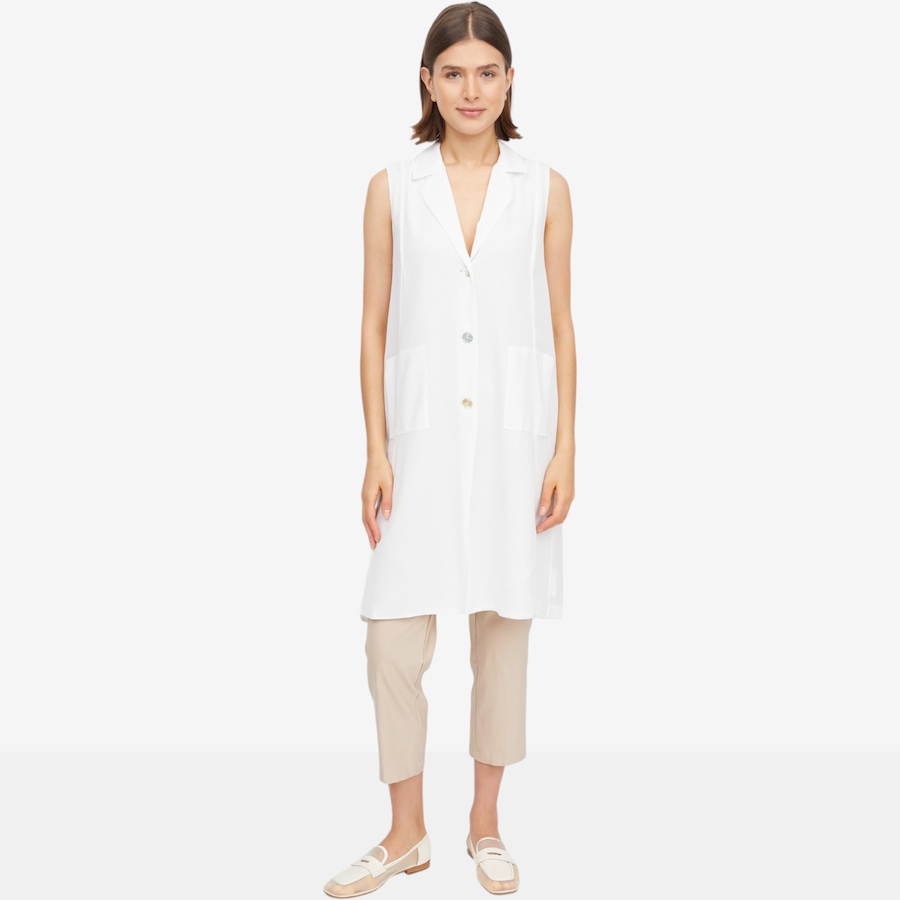 Image 119747_ALTMORE3.jpg, Product 119-747 / Price $84.88, Wynne Style Long Chiffon Vest from Wynnelayers on TSC.ca's Fashion department