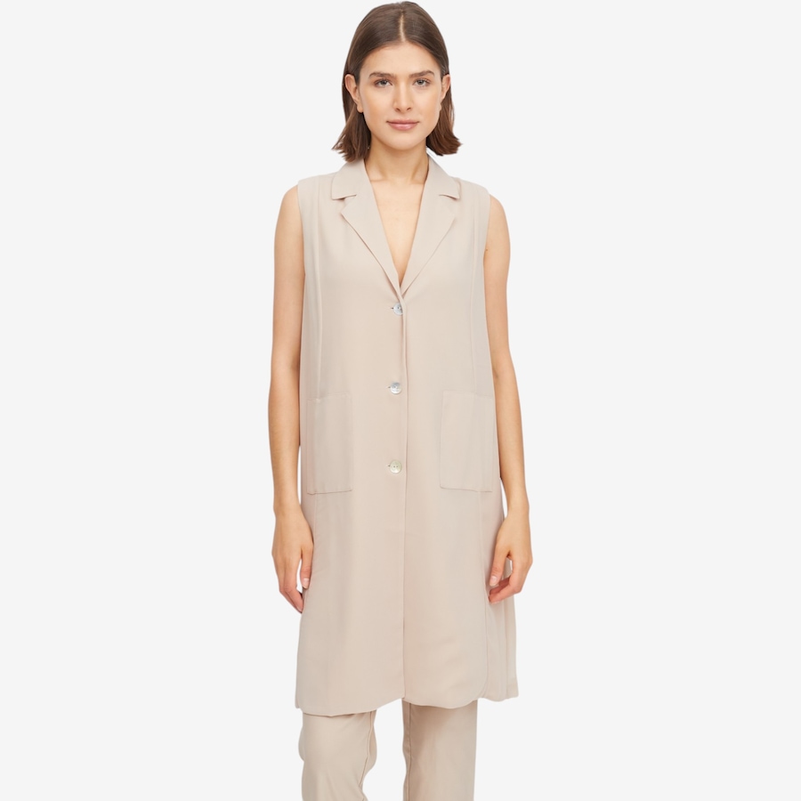 Image 119747_STSD.jpg, Product 119-747 / Price $84.88, Wynne Style Long Chiffon Vest from Wynnelayers on TSC.ca's Fashion department