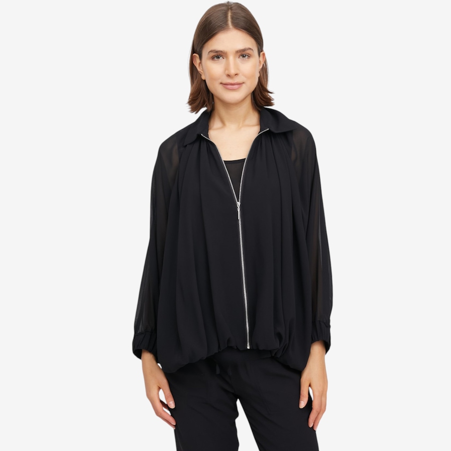 Image 119750_BLK.jpg, Product 119-750 / Price $64.88, Wynne Style Chiffon Blouson Jacket from Wynnelayers on TSC.ca's Fashion department