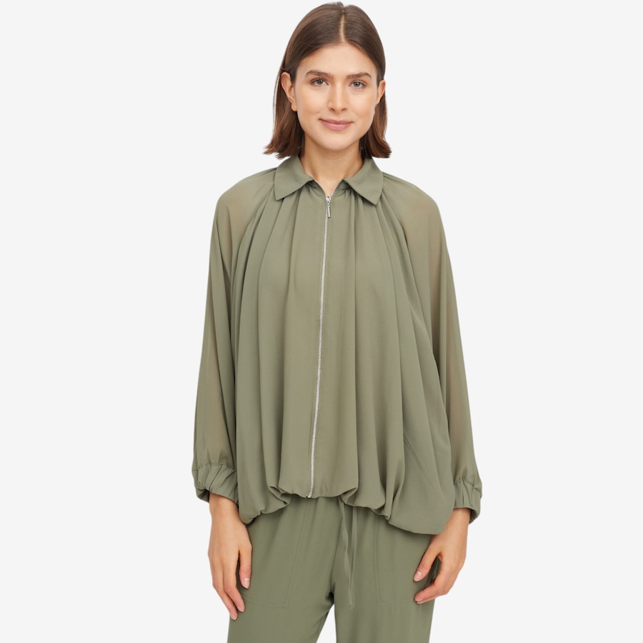 Image 119750_GRNOE.jpg, Product 119-750 / Price $64.88, Wynne Style Chiffon Blouson Jacket from Wynnelayers on TSC.ca's Fashion department