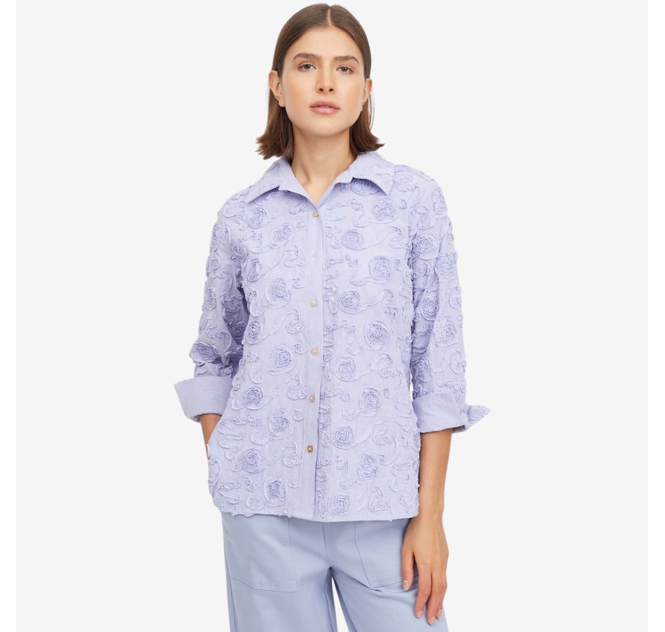 Image 119751_BUSTR.jpg, Product 119-751 / Price $99.99, Wynne Style Novelty Yarn Dye Summer Shirt from Wynnelayers on TSC.ca's Fashion department