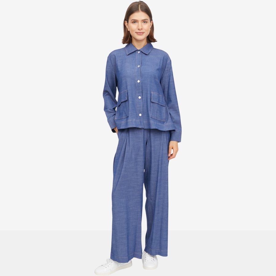 Image 119753_ALTMORE2.jpg, Product 119-753 / Price $69.88, Wynne Style Pique Chambray Shirt Jacket from Wynnelayers on TSC.ca's Fashion department