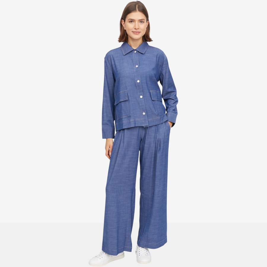 Image 119754_ALTMORE2.jpg, Product 119-754 / Price $59.88, Wynne Style Pique Chambray Pant from Wynnelayers on TSC.ca's Fashion department