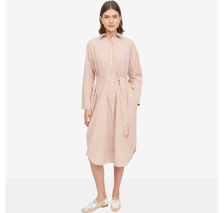 Image 119755_BRZSS.jpg, Product 119-755 / Price $104.99, Wynne Style Oxford Duster Shirt Dress from Wynnelayers on TSC.ca's Fashion department
