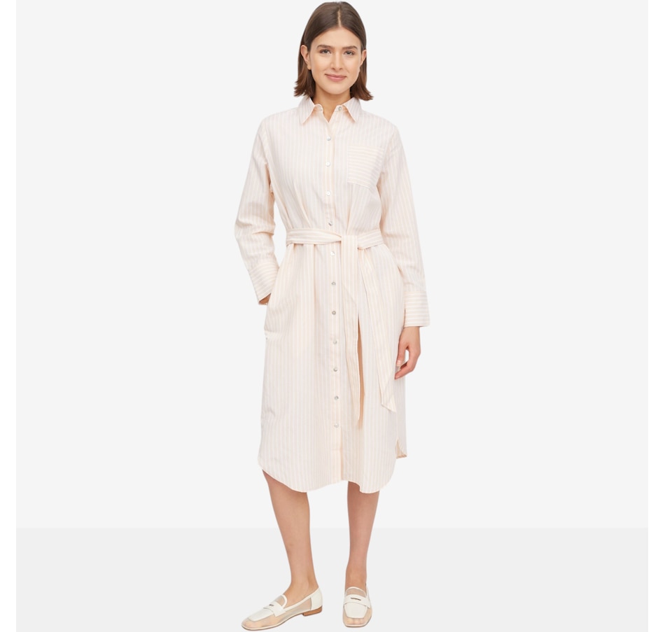 Image 119755_BTST.jpg, Product 119-755 / Price $104.99, Wynne Style Oxford Duster Shirt Dress from Wynnelayers on TSC.ca's Fashion department