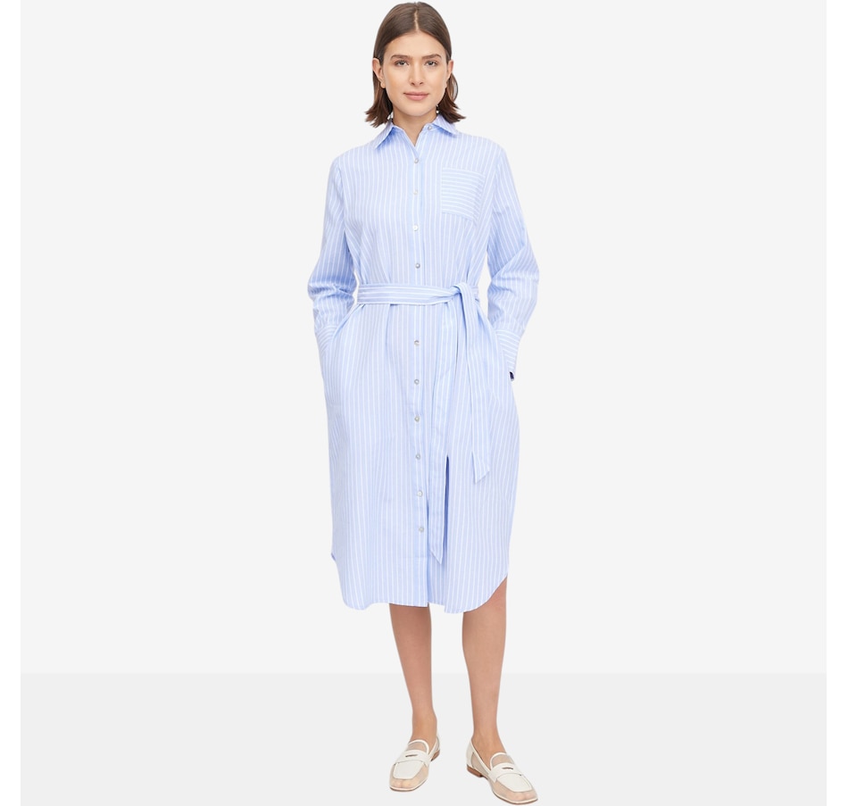 Image 119755_BUSTR.jpg, Product 119-755 / Price $104.99, Wynne Style Oxford Duster Shirt Dress from Wynnelayers on TSC.ca's Fashion department