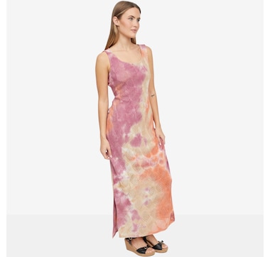 Nina Leonard Scoop Neck Sleeveless Maxi Dress
