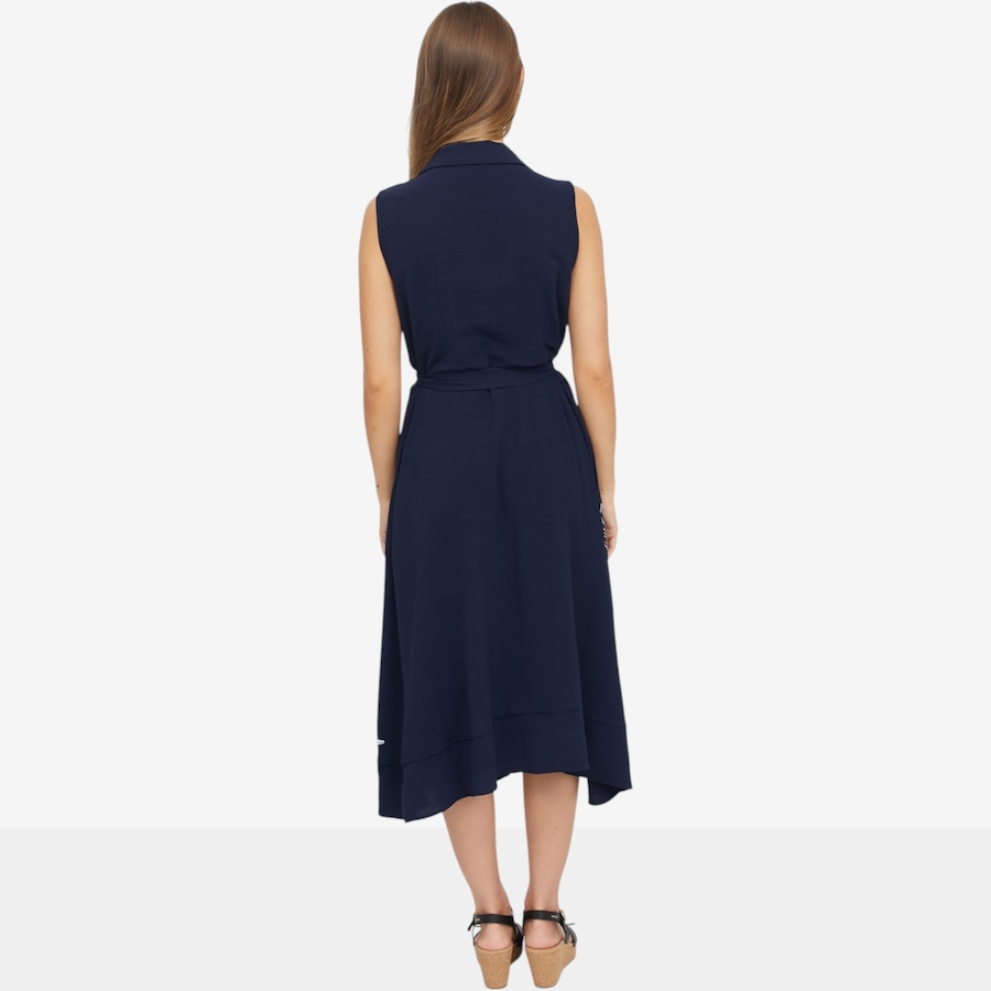 Image 119772_ALTMORE4.jpg, Product 119-772 / Price $44.88, Nina Leonard Sleeveless Collared Button Front Dress with Self-Sash from Nina Leonard on TSC.ca's Fashion department