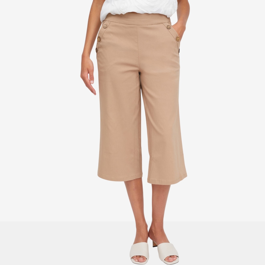 Image 119775_TN.jpg, Product 119-775 / Price $39.88, Nina Leonard Elastic Waist Pull-On Millennium Culotte Pant from Nina Leonard on TSC.ca's Fashion department