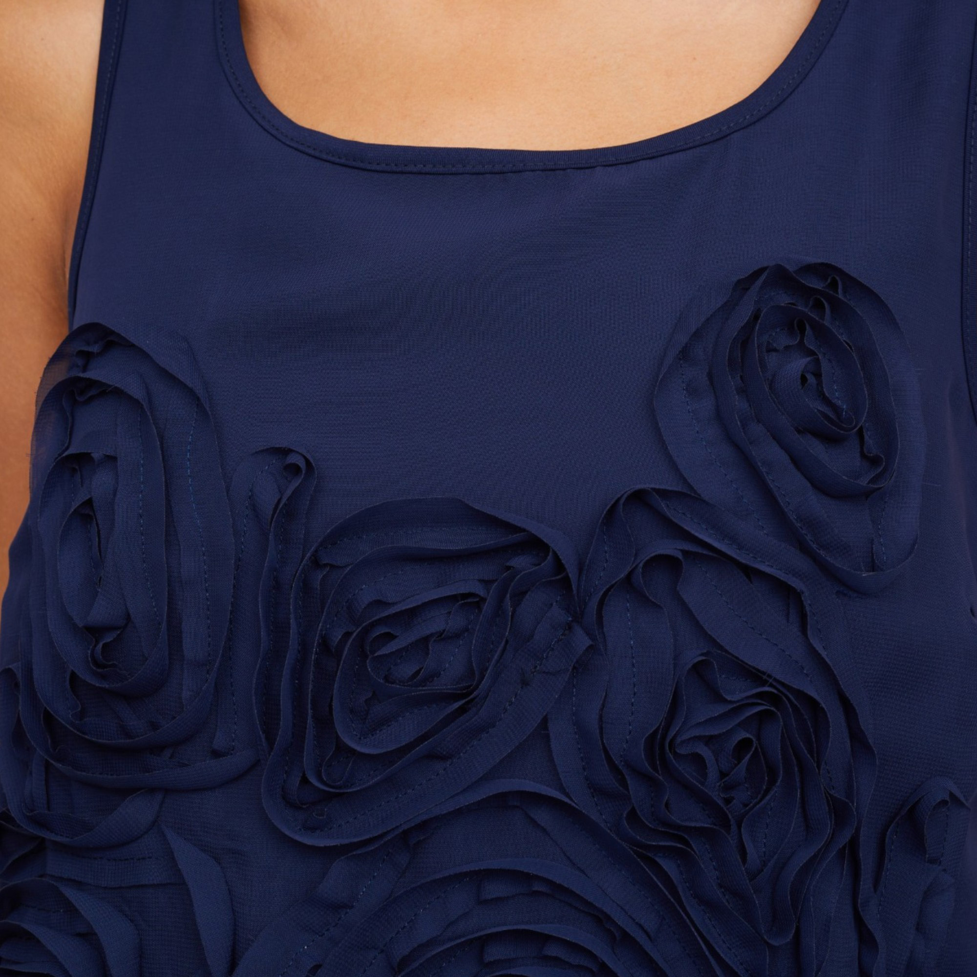 Nina Leonard Scoop Neck Sleeveless Top with ITY Back - TSC.ca
