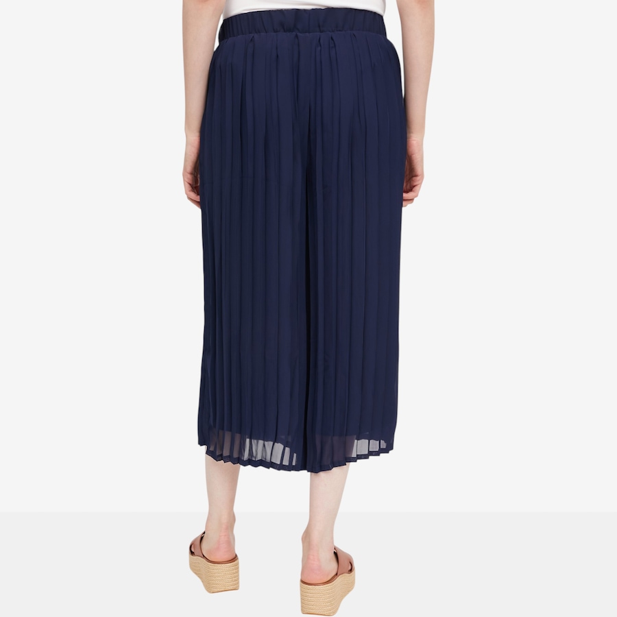 Image 119778_ALTMORE2.jpg, Product 119-778 / Price $29.88, Nina Leonard Elastic Waist Pleated Printed Chiffon Cropped Culotte Pant from Nina Leonard on TSC.ca's Fashion department
