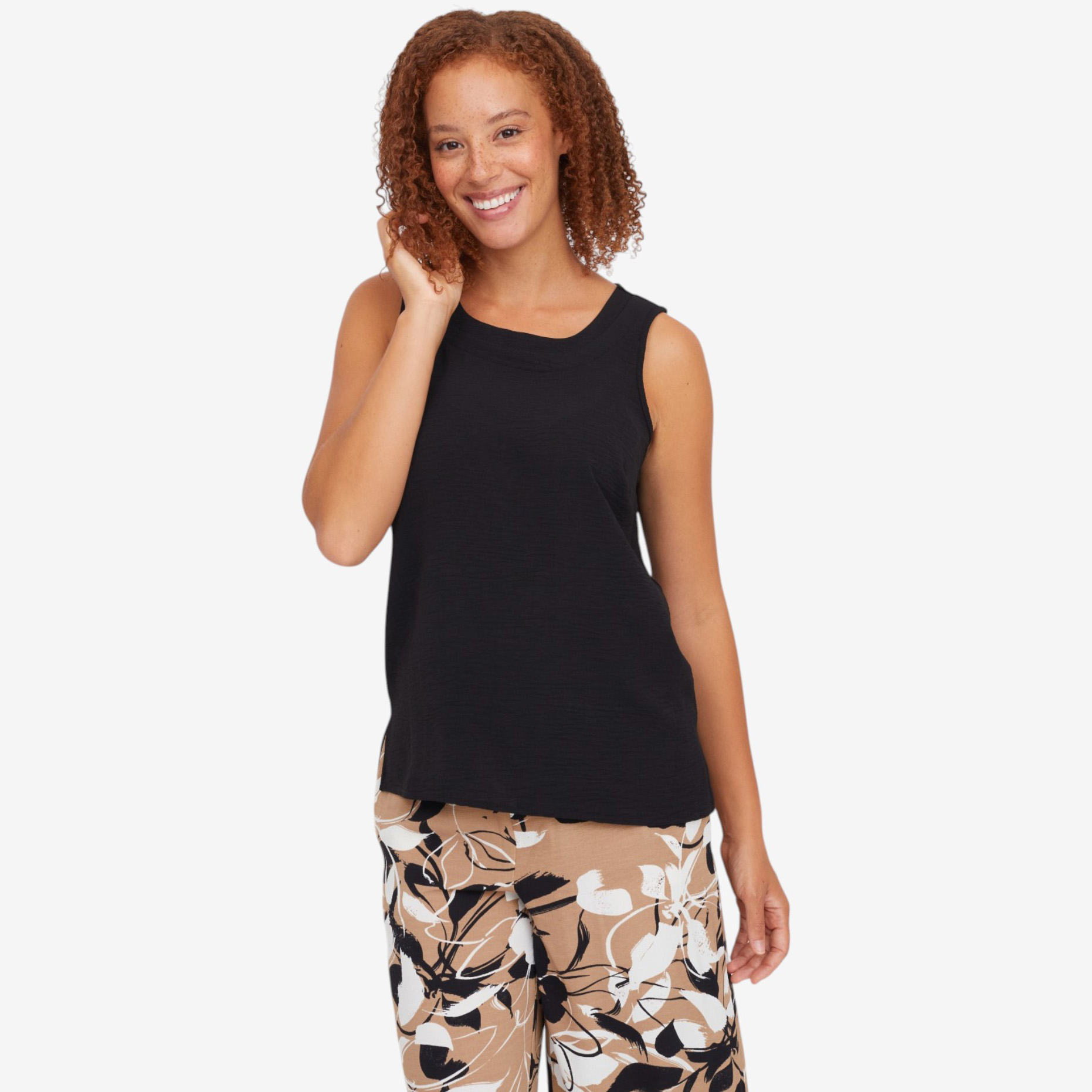 Nina Leonard Sleeveless Scoop Neck Tank - TSC.ca