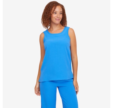 Nina Leonard Sleeveless Scoop Neck Tank