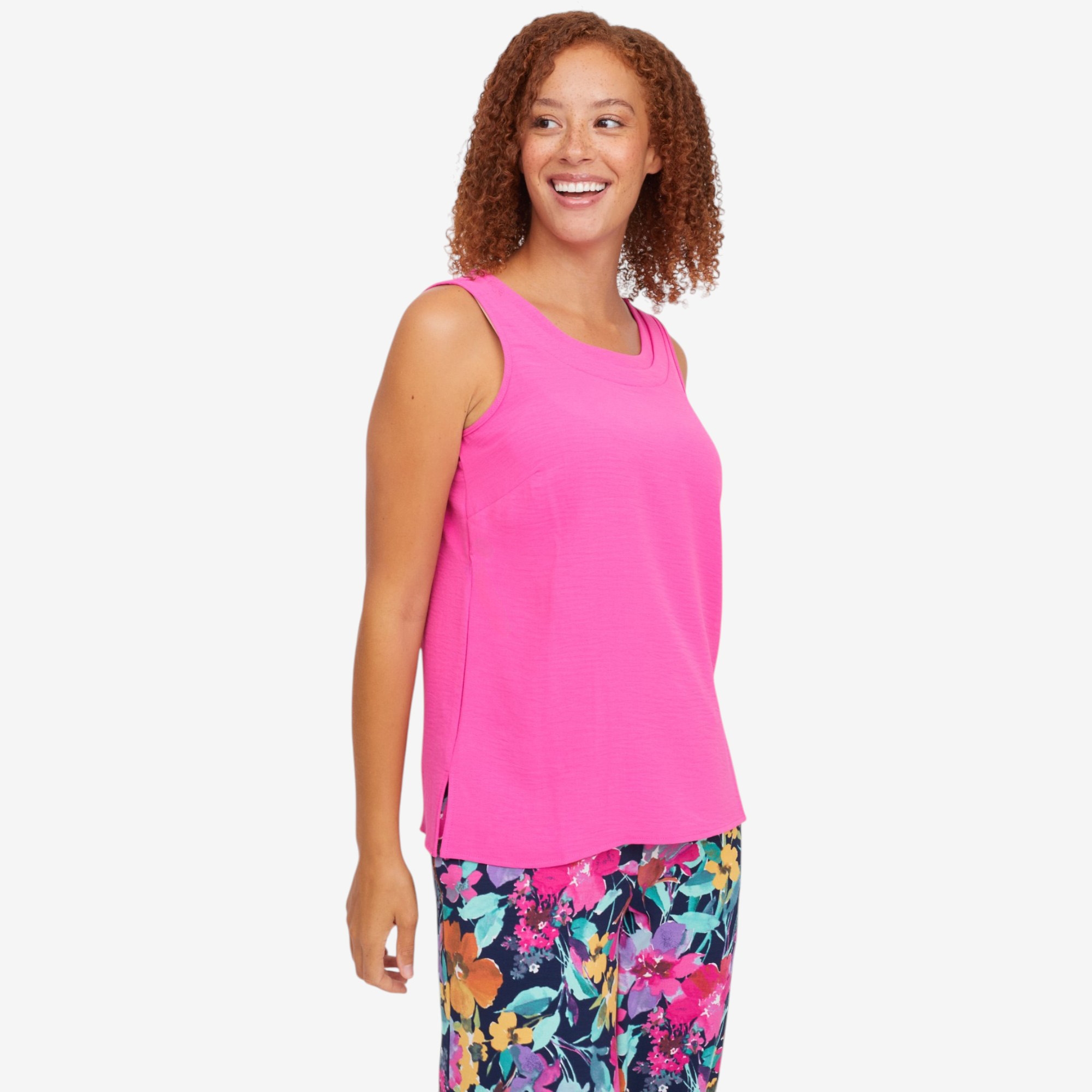 Nina Leonard Sleeveless Scoop Neck Tank - TSC.ca