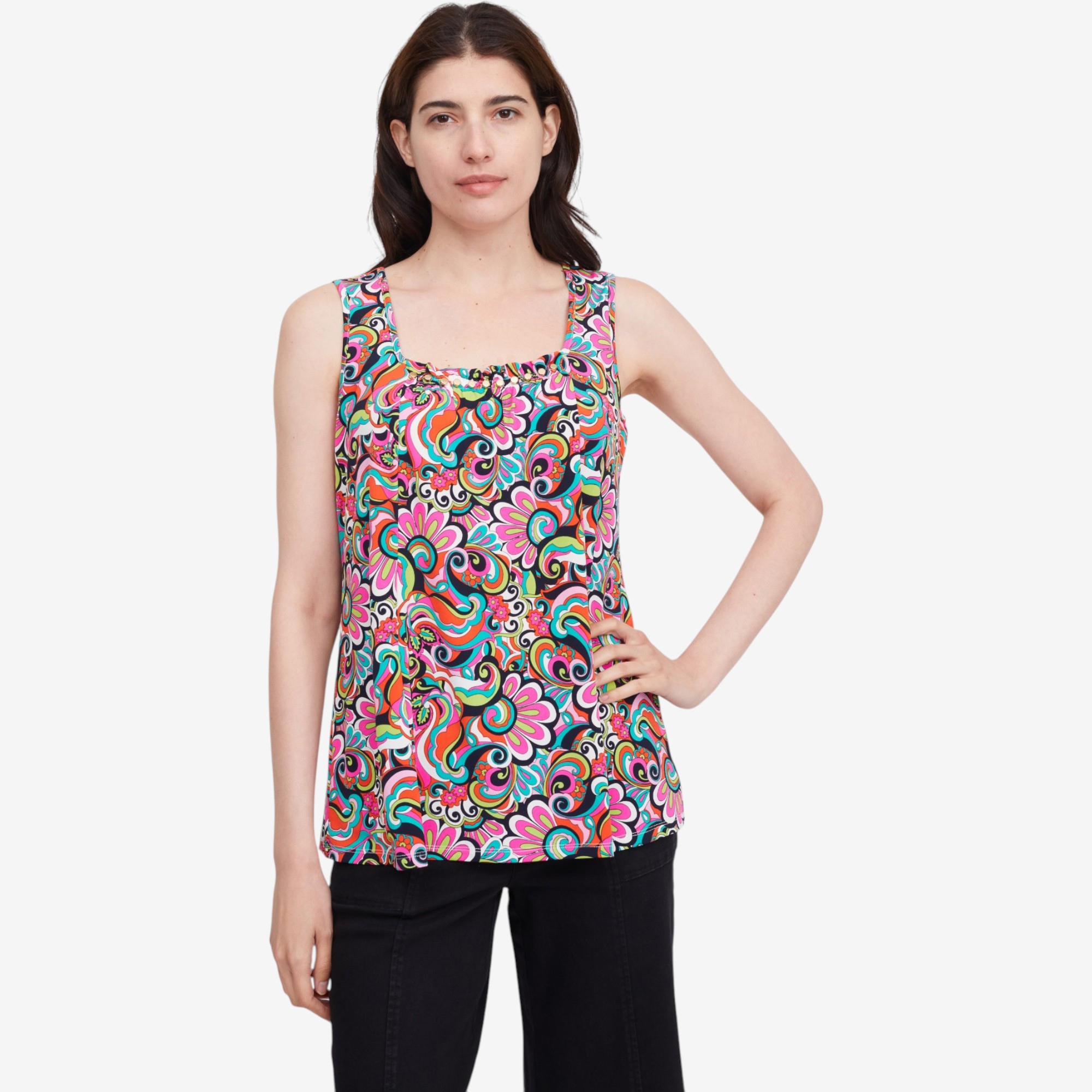 Nina Leonard Sleeveless Float Top - TSC.ca