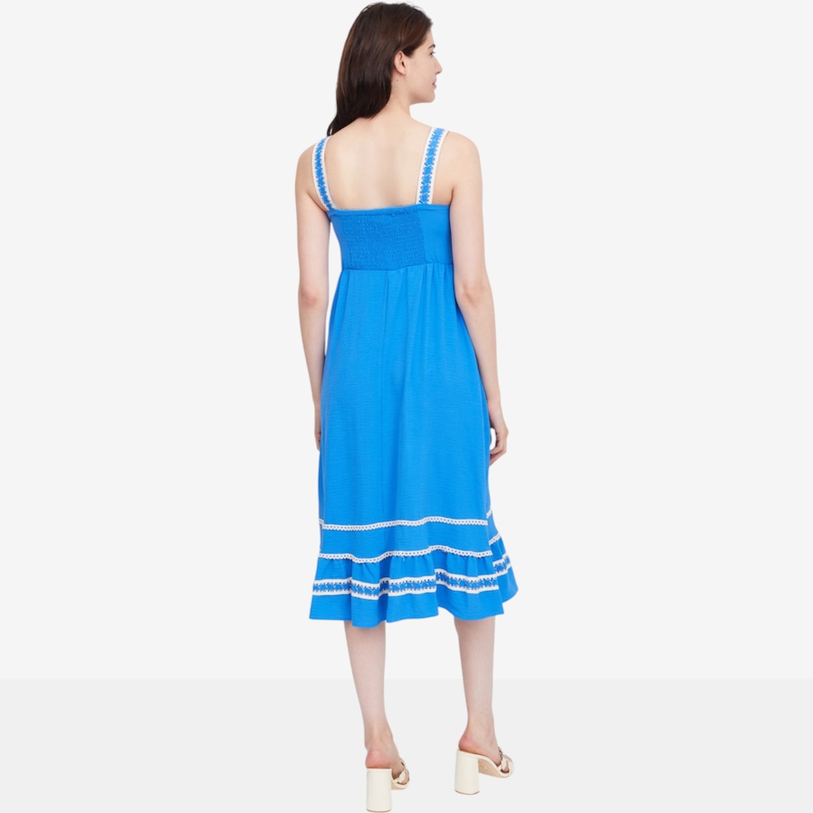 Image 119787_ALTMORE3.jpg, Product 119-787 / Price $49.99, Nina Leonard Textured Wave Midi Length Fit and Flare Dress from Nina Leonard on TSC.ca's Fashion department