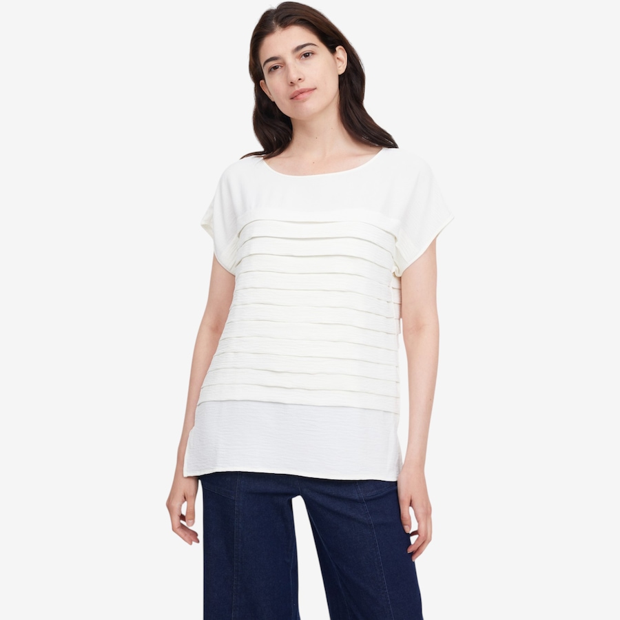 Image 119791_IVR.jpg, Product 119-791 / Price $59.99, Nina Leonard Textured Wave Top from Nina Leonard on TSC.ca's Fashion department