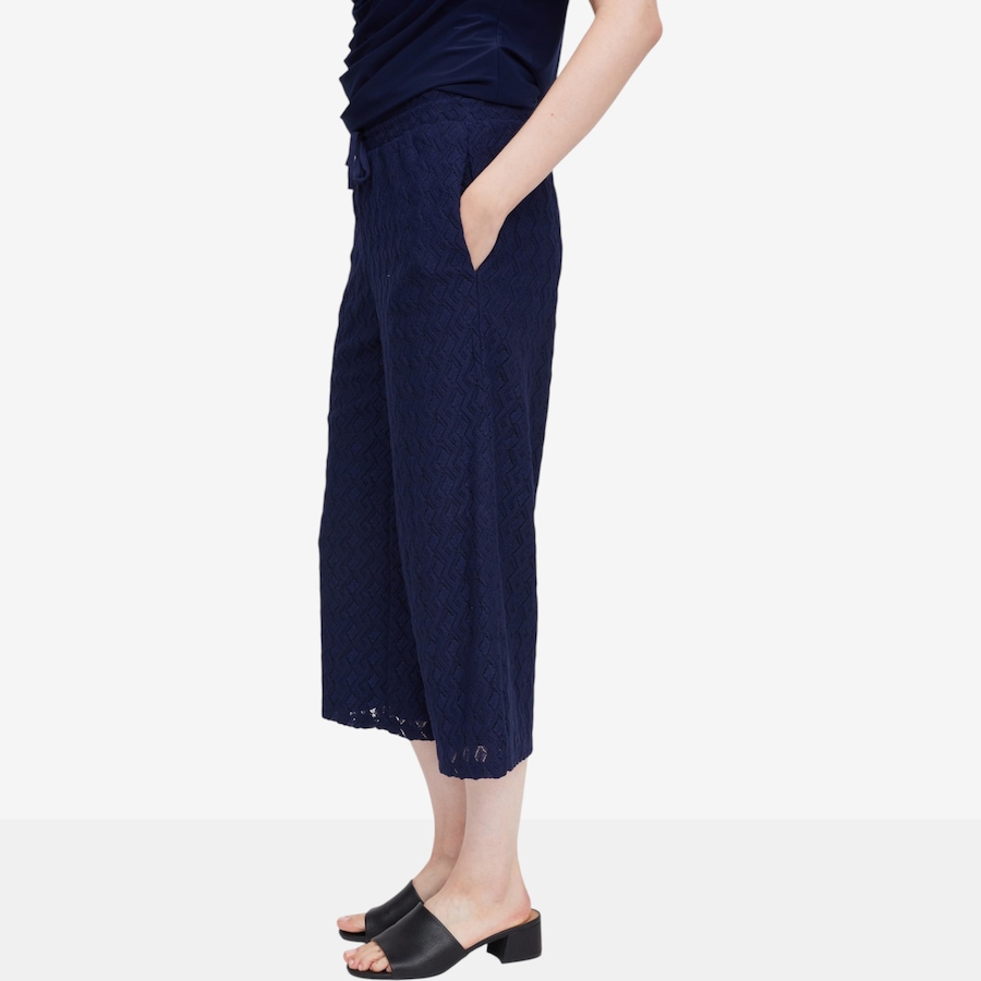 Image 119794_ALTMORE1.jpg, Product 119-794 / Price $39.99, Nina Leonard Cropped Culotte Novelty Lace Pant from Nina Leonard on TSC.ca's Fashion department