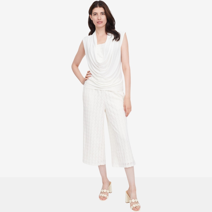 Image 119794_ALTMORE5.jpg, Product 119-794 / Price $39.99, Nina Leonard Cropped Culotte Novelty Lace Pant from Nina Leonard on TSC.ca's Fashion department