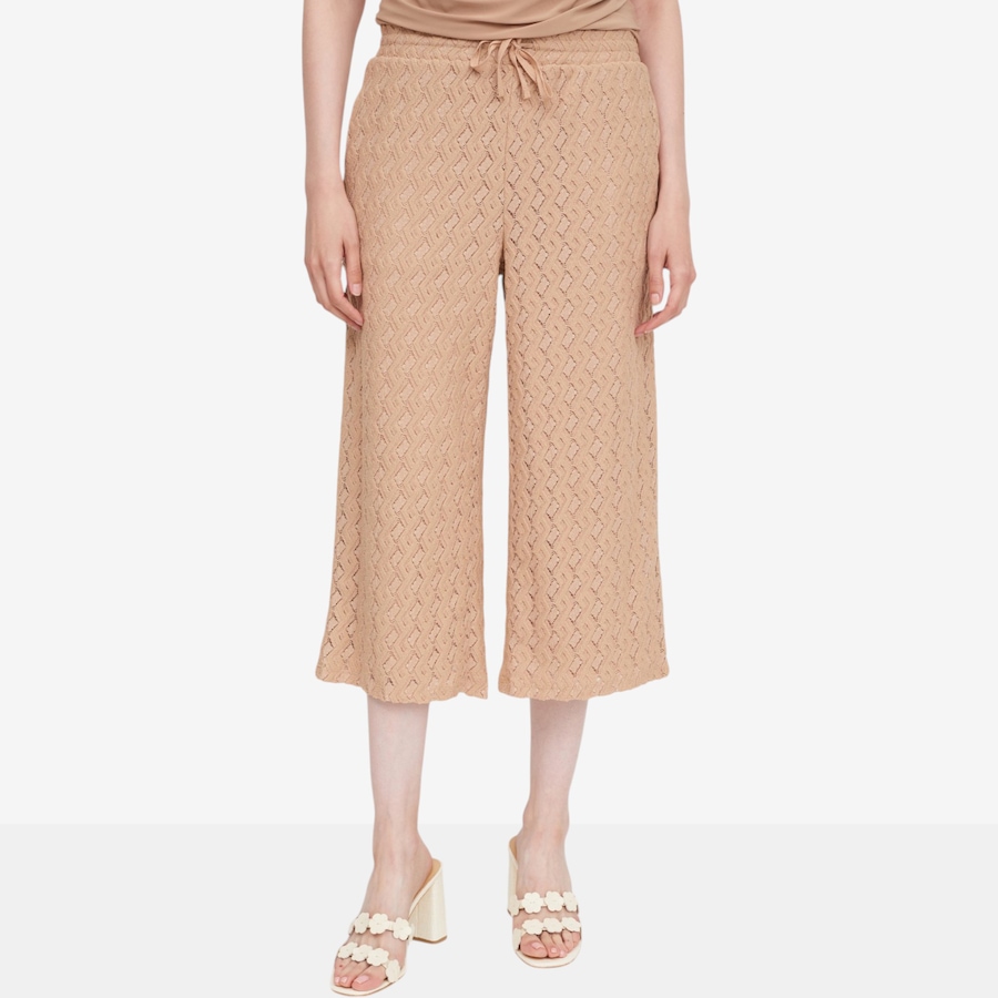 Image 119794_TN.jpg, Product 119-794 / Price $39.99, Nina Leonard Cropped Culotte Novelty Lace Pant from Nina Leonard on TSC.ca's Fashion department