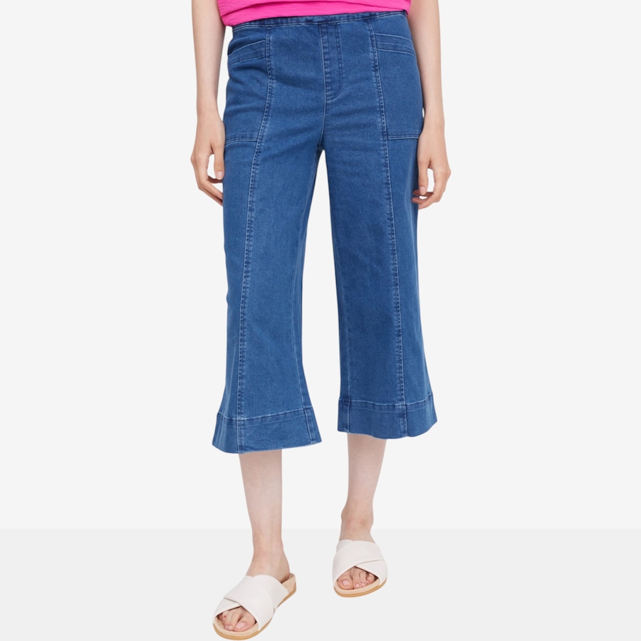 Image 119795_LTW.jpg, Product 119-795 / Price $69.99, Nina Leonard Stretch Denim Crop Jean from Nina Leonard on TSC.ca's Fashion department