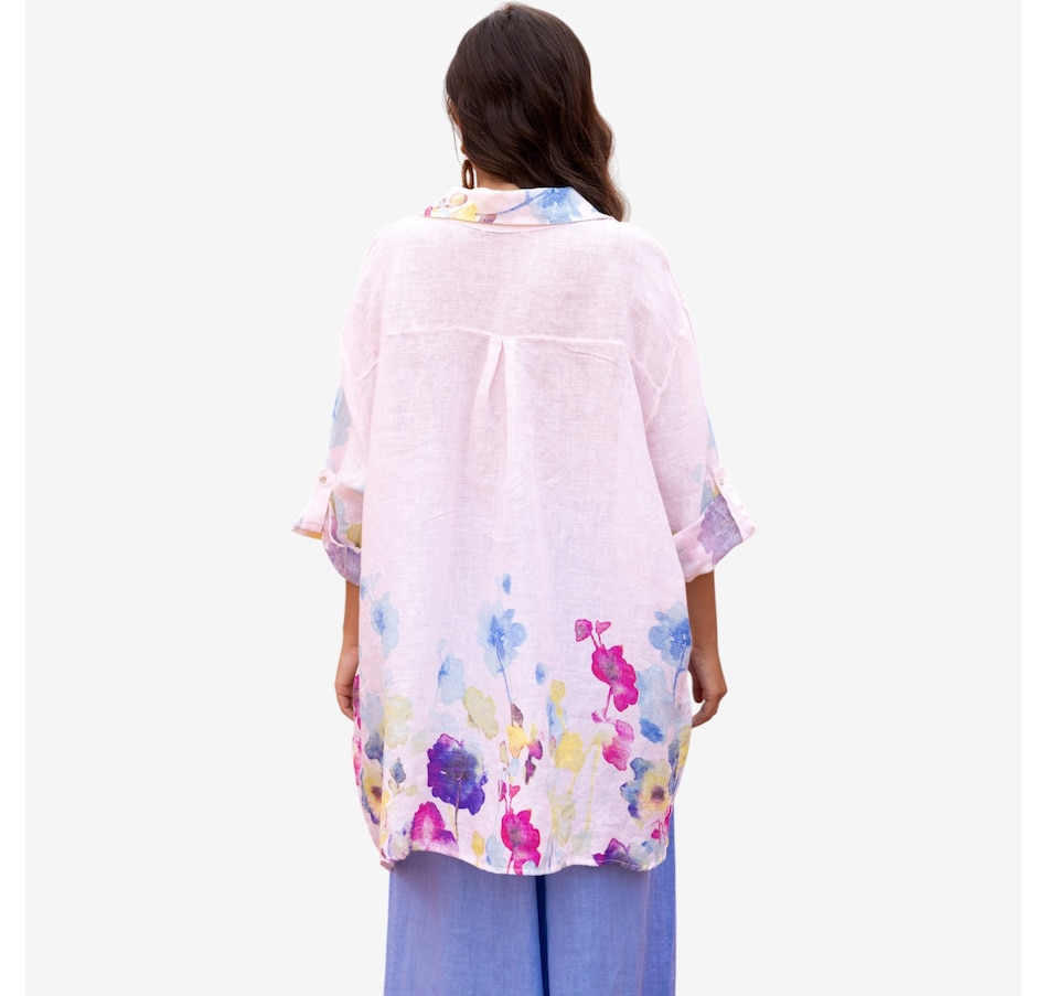 Image 119803_ALTMORE2.jpg, Product 119-803 / Price $119.99, Orange Fashion Village Seraphina's Watercolour Flower Button Top from Orange Fashion Village on TSC.ca's Fashion department