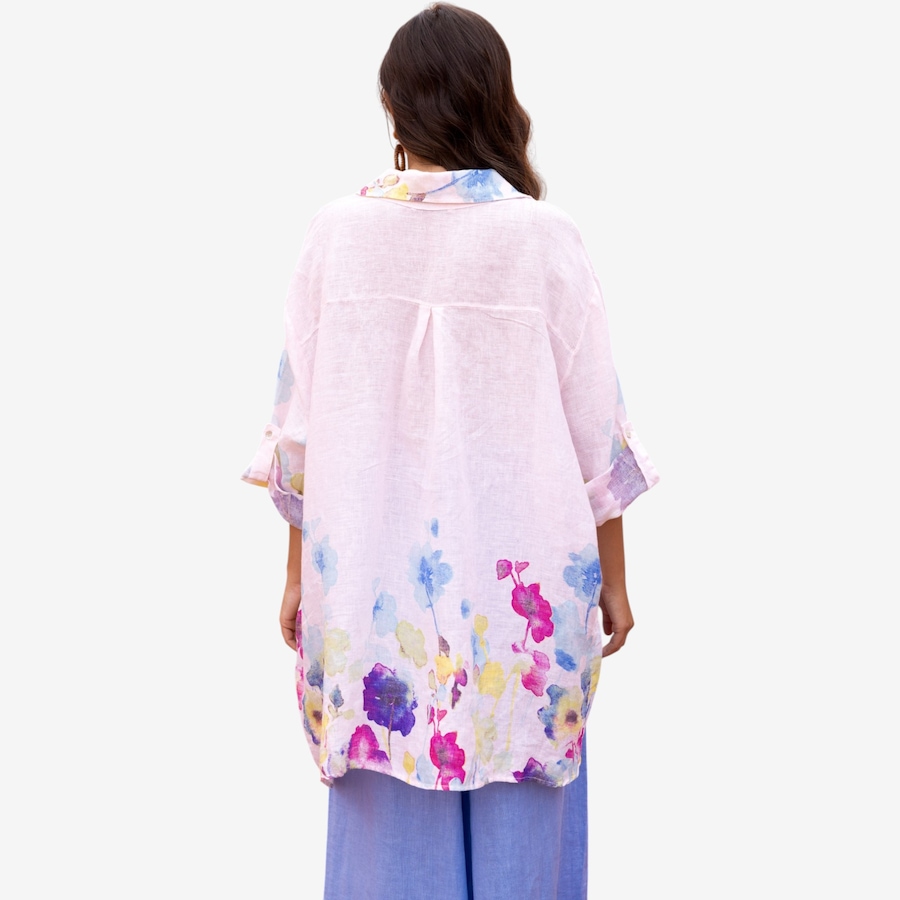 Image 119803_ALTMORE2.jpg, Product 119-803 / Price $129.99, Orange Fashion Village Seraphina's Watercolour Flower Button Top from Orange Fashion Village on TSC.ca's Fashion department
