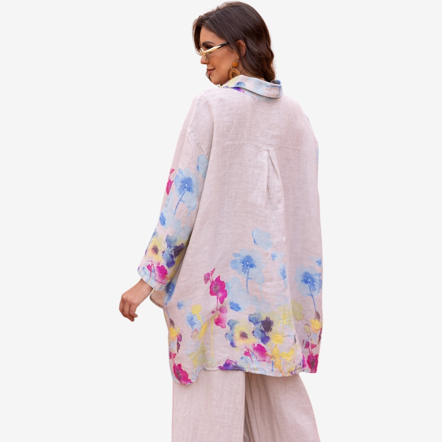 Image 119803_ALTMORE3.jpg, Product 119-803 / Price $129.99, Orange Fashion Village Seraphina's Watercolour Flower Button Top from Orange Fashion Village on TSC.ca's Fashion department