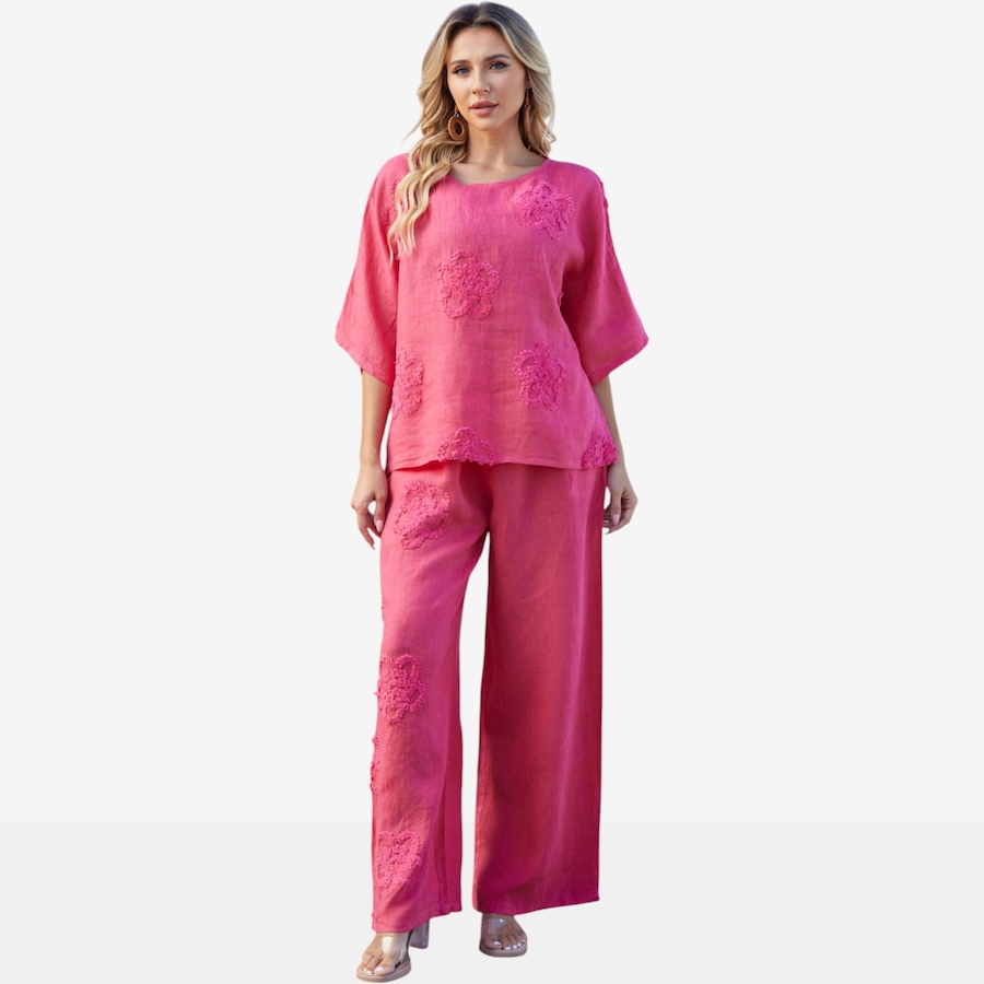 Image 119804_RAS.jpg, Product 119-804 / Price $89.99, Orange Fashion Village Lila's Bloom Stitch Top from Orange Fashion Village on TSC.ca's Fashion department