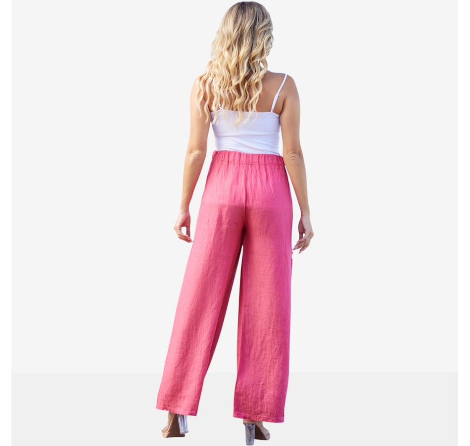 Image 119805_ALTMORE1.jpg, Product 119-805 / Price $94.99, Orange Fashion Village Lila's Bloom Stitch Pant from Orange Fashion Village on TSC.ca's Fashion department