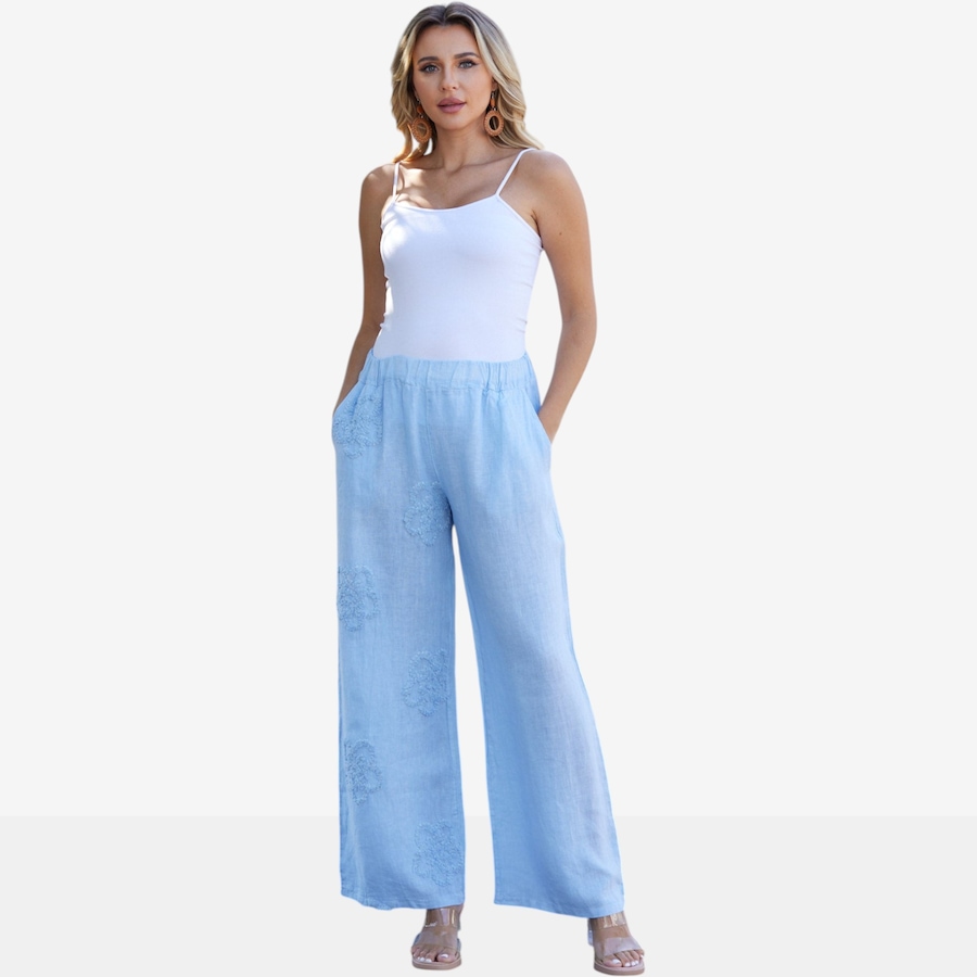 Image 119805_PWB.jpg, Product 119-805 / Price $99.99, Orange Fashion Village Lila's Bloom Stitch Pant from Orange Fashion Village on TSC.ca's Fashion department