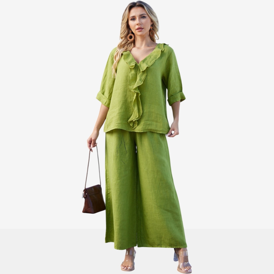 Image 119807_ALTMORE1.jpg, Product 119-807 / Price $99.99, Orange Fashion Village Juliet's Frill Top from Orange Fashion Village on TSC.ca's Fashion department