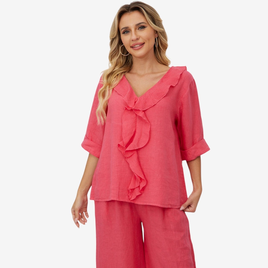 Image 119807_RAS.jpg, Product 119-807 / Price $99.99, Orange Fashion Village Juliet's Frill Top from Orange Fashion Village on TSC.ca's Fashion department
