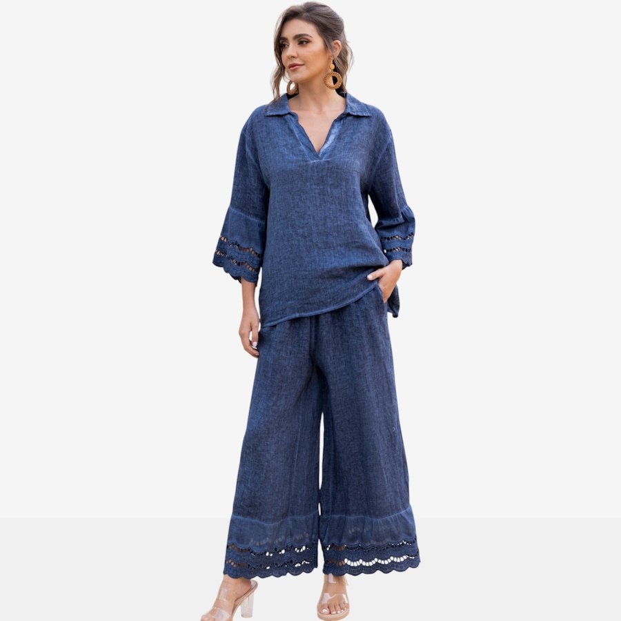 Image 119811_NVY.jpg, Product 119-811 / Price $129.99, Orange Fashion Village Violet's Delicate Pant from Orange Fashion Village on TSC.ca's Fashion department