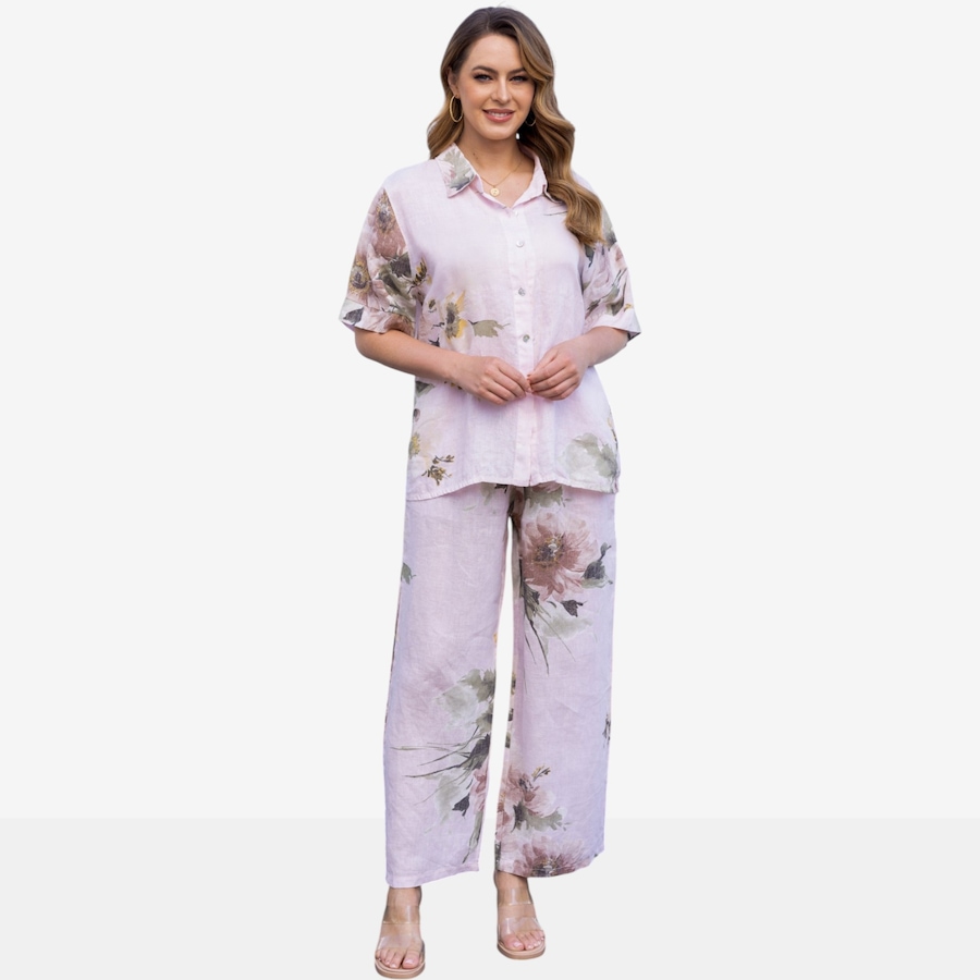 Image 119813_PNK.jpg, Product 119-813 / Price $39.33, Orange Fashion Village Flora's Graceful Pant from Orange Fashion Village on TSC.ca's Fashion department